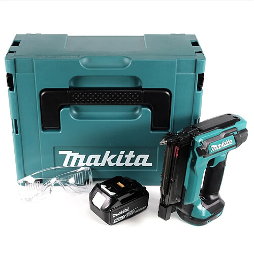 Makita DPT 353 T1J 18 V Li-Ion Cloueur sans fil en coffret Makpac + 1x Batterie 5,0 Ah - sans Chargeur