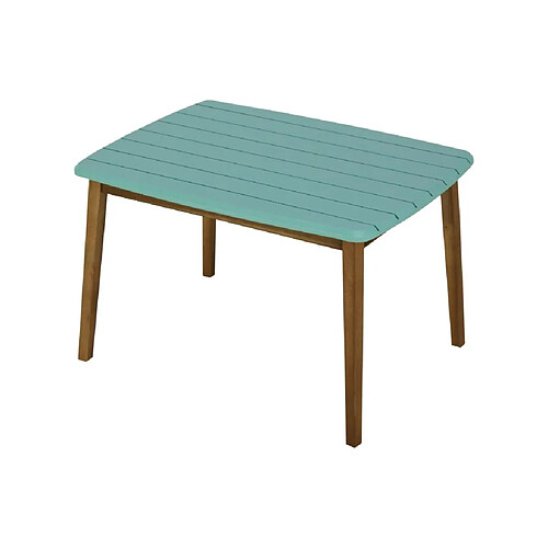 Vente-Unique Table de jardin pour enfant en acacia bleu L.80 cm - GOZO de MYLIA