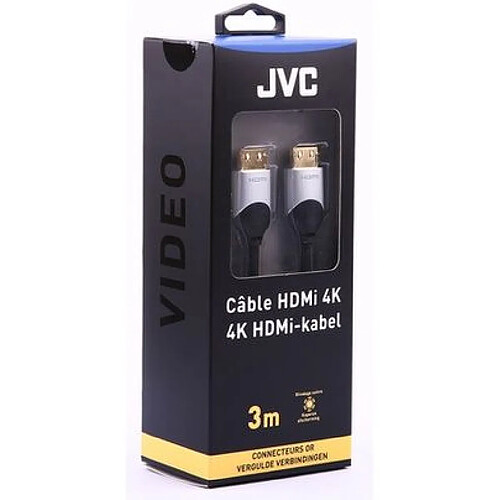 Cable video Jvc CORDON HDMI 4K 3M GOLD