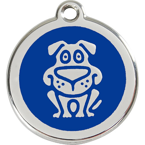 Les Animaux De La Fee Médaille Chien RED DINGO Chien Bleu 38mm