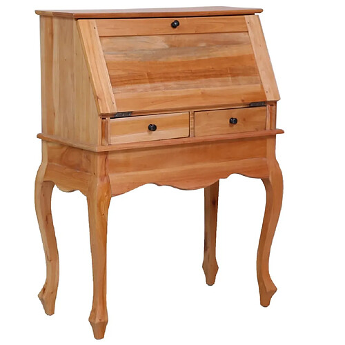 Maison Chic Bureau,Table de travail pour chambre secrétaire 78x42x103 cm Bois d'acajou massif -GKD49659