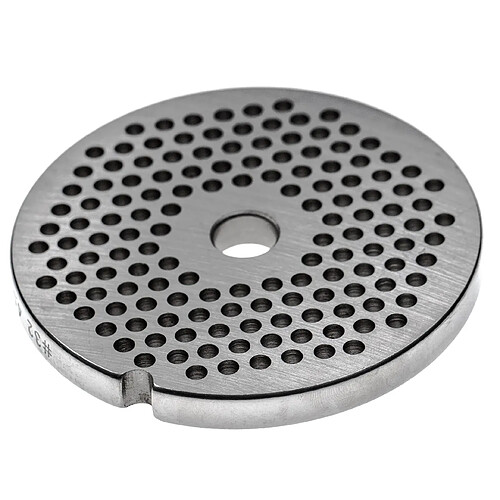 vhbw Grille de hachoir taille 32, diamètre des trous 4,5mm, trou central de 13,4mm, acier inoxydable compatible avec ADE, Caso, Fama, KBS, Porkert