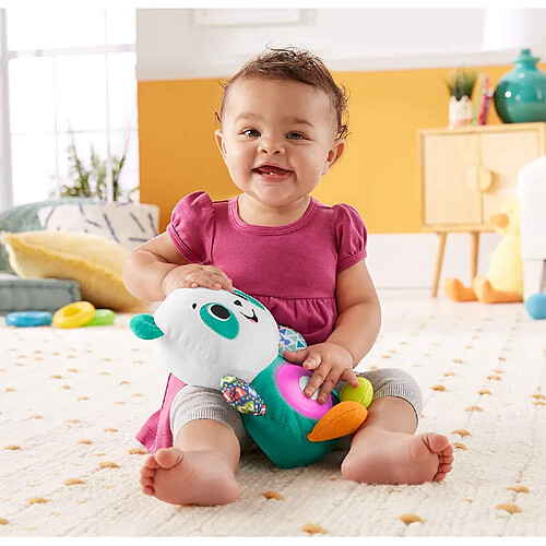 Fisher Price peluche interactive d'apprentissage, jouet sons et lumières pour bébé