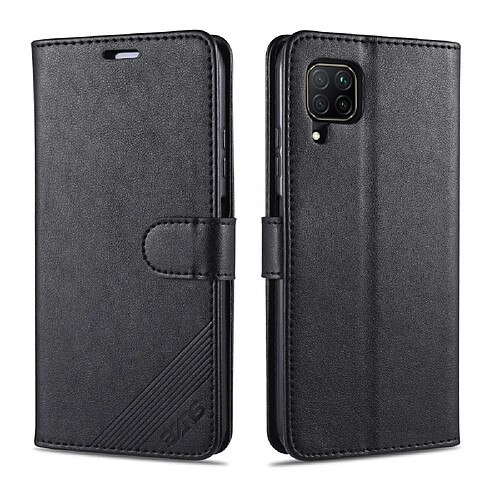 Etui en PU avec support noir pour votre Huawei Nova 6 SE