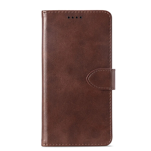 Wewoo Housse Coque Etui à rabat horizontal en cuir vachette pour Xiaomi Redmi Note 5A Xiaomi Redmi Y1 Liteavec porte-cartes et Marron