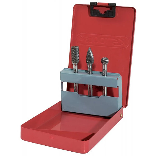 KS TOOLS 515.3203 Jeu de fraises HM 3 pieces 515.3203