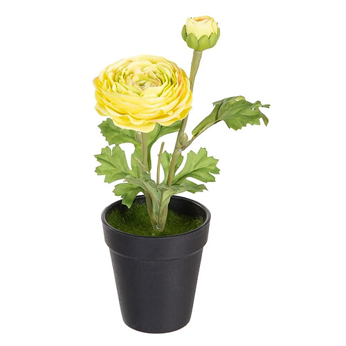 BigBuy Home Plante décorative Polyester Polyéthylène Fer Fleur 9,5 x 9,5 x 29 cm