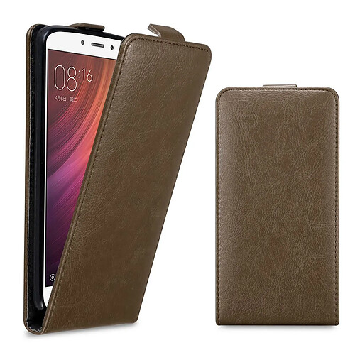 Cadorabo Coque Xiaomi RedMi NOTE 4 Etui en Marron