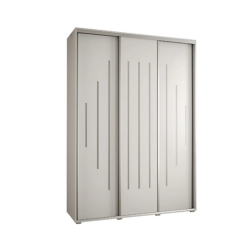 Abiks Meble Armoire Davos 12 À Portes Coulissantes 235,2/180/45 3 Portes