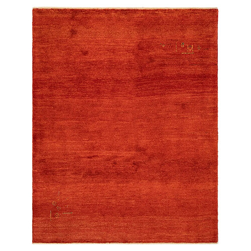 Vidal Tapis de laine 194x153 rouge Gabbeh Shouli