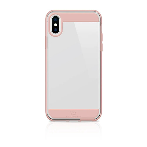 White Diamonds Coque ""Innocence Clear"" pour iPhone Xs d'Apple, Rose d'Or