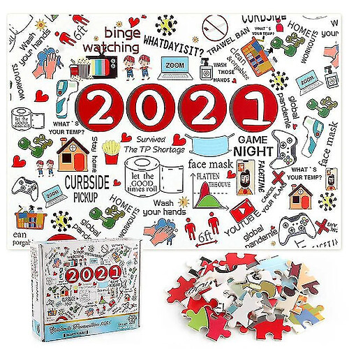 Universal Puzzle 1000 pièces 2021 casse-tête anti-décompression à l'écoulement Jeu de puzzle