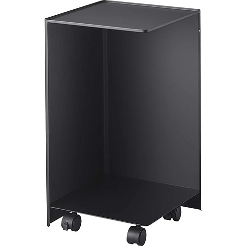 Yamazaki Rangement pour toilettes sur roulettes Caster noir.