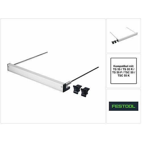 Festool PA-TS 55 Guide parallèle pour TS 55 / TS 55 R / TS 55 F / TSC 55 / TSC 55 K (491469)