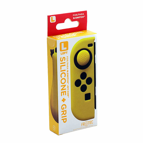 Blade Joy Contrôleur Silicone Skin - Gauche - Jaune + Poignées - Nintendo Switch