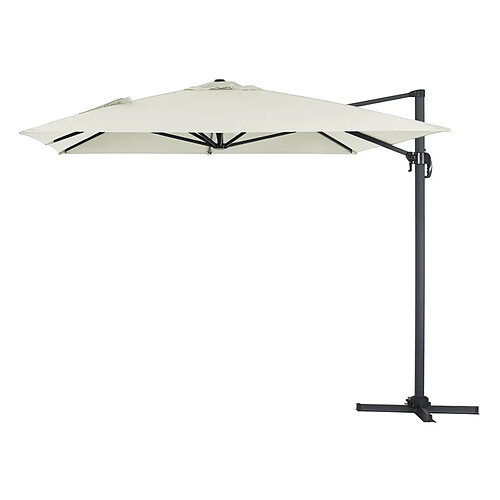 Habitat Et Jardin Parasol jardin déporté alu Sun 4 3 x 4 m - Ecru