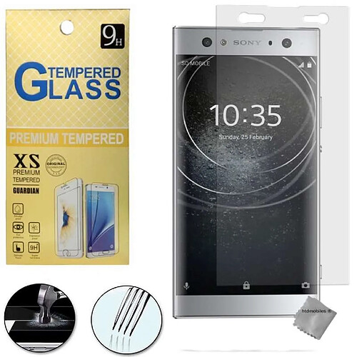 Htdmobiles Film de protection vitre verre trempe transparent pour Sony Xperia XA2 Ultra