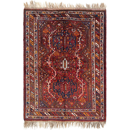 Vidal Tapis de laine 211x150 rouge Ghashghai