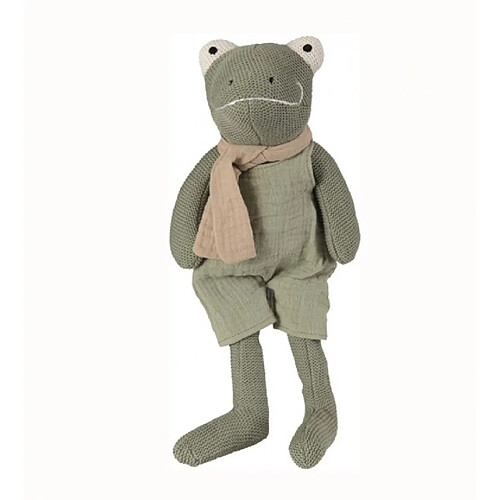 Egmont Toys Jeremy la grenouille Peluche en coton tricote