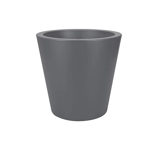 ELHO Pot de fleurs rond Pure Straight Ø 50 x H.51 cm - Anthracite