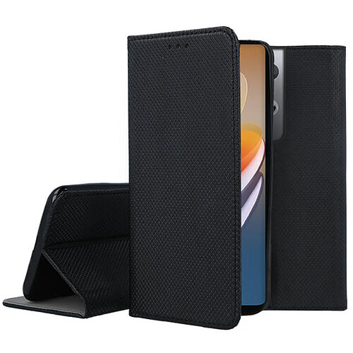 Htdmobiles Housse pour Oppo Reno 8 Pro 5G - etui coque pochette portefeuille + film ecran - NOIR MAGNET