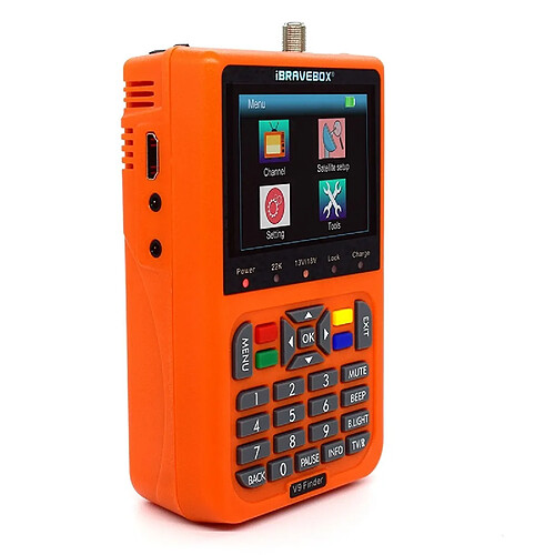 Wewoo iBRAVEBOX V9 Finder Digital Satellite Meter Orange