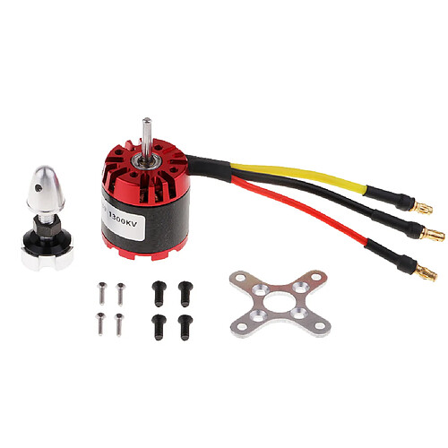 Le moteur sans brosse n2830 pour drones multicoptères convient aux accessoires 9x6 9x4.5 10x6 10x5 1300kv