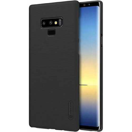 Alive Records Nillkin Frosted Shield - Coque Arrière Ultra Légère, Étui Protection Anti-Rayures, Boîtier Anti-Rayures + Cadeau Gratuit Pour Samsung Galaxy Note 9 - Noir