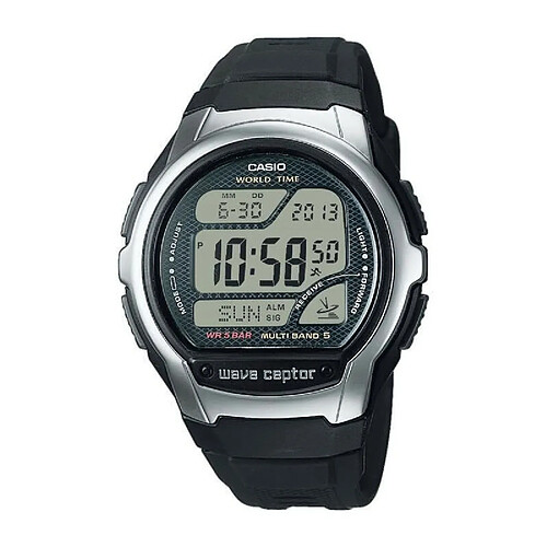 Montre radio - CASIO - Multifonctions - Noir