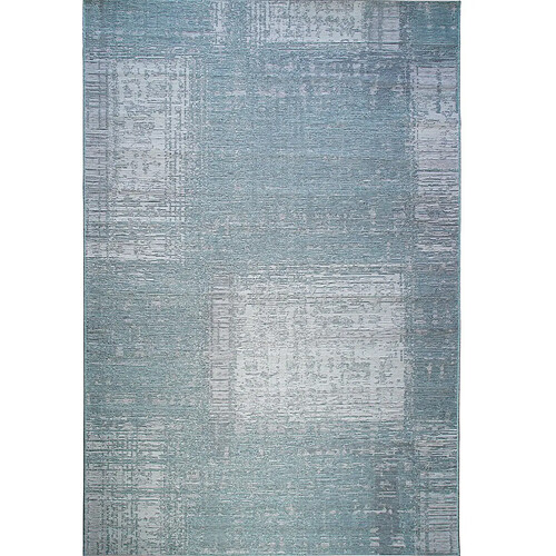 Thedecofactory LAGUNA BAY - Tapis d'extérieur/intérieur motif abstrait bleu 160x230