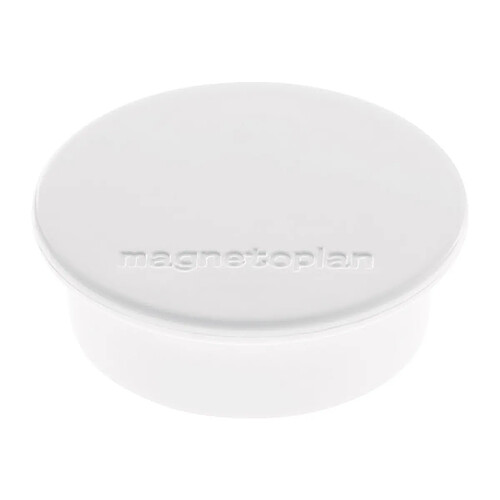 Aimant Premium D. 40 mm blanc MAGNETOPLAN (Par 10)