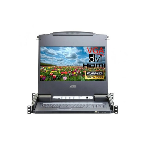 Aten CL6700MW console LCD HDMI-DVI-VGA/USB Full HD 1080P