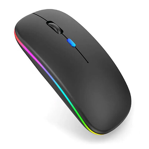 Mise à jour de la souris PC sans fil LED rechargeable silencieuse sans fil souris pour ordinateur portable souris sans fil 2.4G USB souris avec récepteur USB compatibilité avec ordinateur/PC/tablette