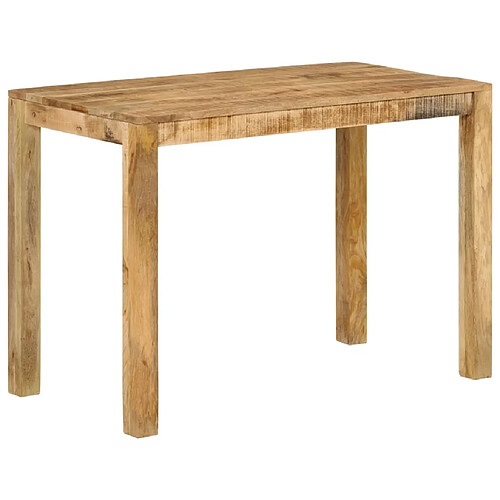 vidaXL Table à dîner 110x55x76 cm Bois de manguier massif