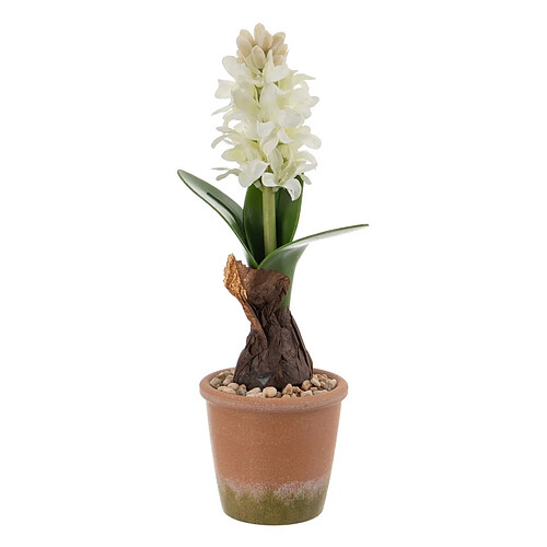 BigBuy Home Plante décorative Polyester Polyéthylène Fer Mélamine 9,5 x 9,5 x 29 cm