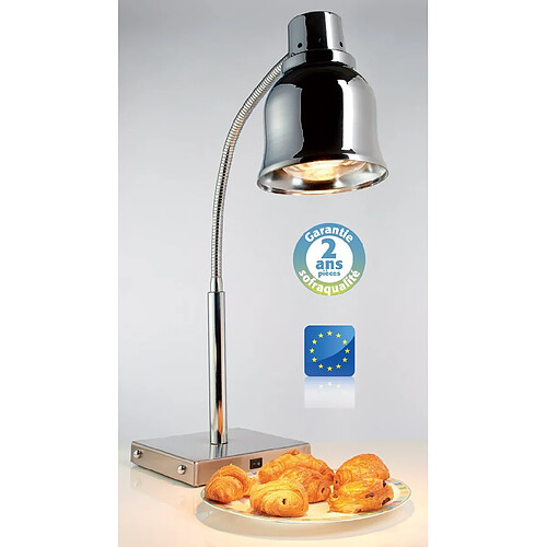 Lampe chauffante sur pied - Chromée - 250 W - Sofraca