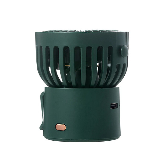 Ventilateur de Bureau USB Petit Ventilateur de Table de Bureau Personnel avec Fonctionnement Silencieux Mini Ventilateur Portable pour Bureau Chambre à Coucher, Vert