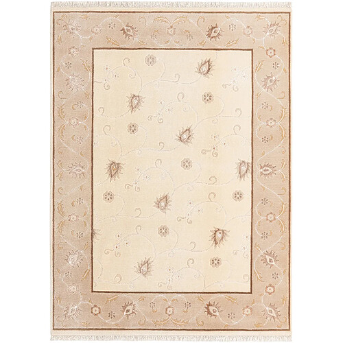 Vidal Tapis de laine 198x147 beige Darya