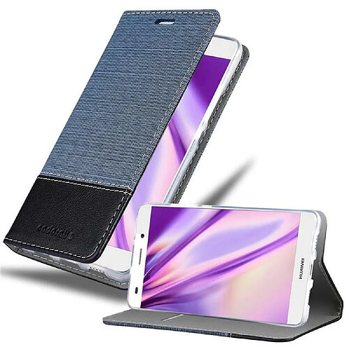 Cadorabo Coque Huawei P8 LITE 2015 Etui en Bleu