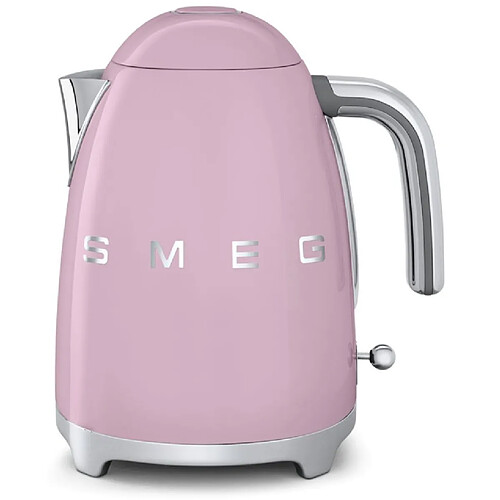 smeg - bouilloire sans fil 1.7l 2400w rose - klf01pkeu