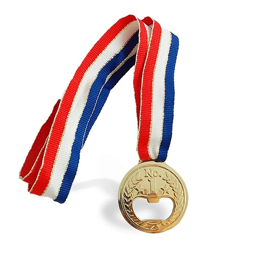 Totalcadeau Médaille décapsuleur ouvre-bouteilles