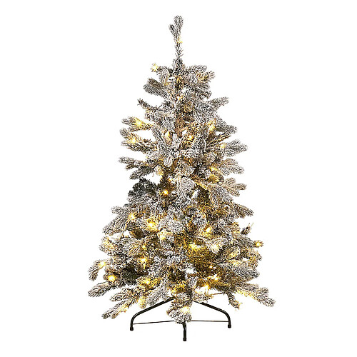 Beliani Sapin de Noël pré-allumé TATLOW 120 cm Vert