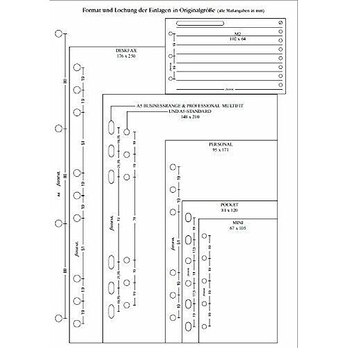 Filofax 131608 Recharge pour Organiseur index alpha Couleurs Assorties