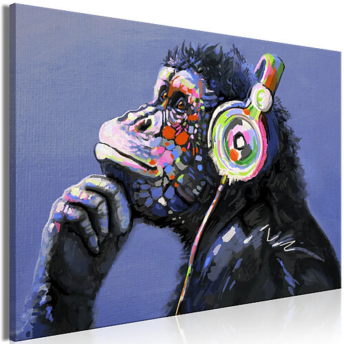 Artgeist Tableau - Musical Monkey (1 Part) Wide [120x80]