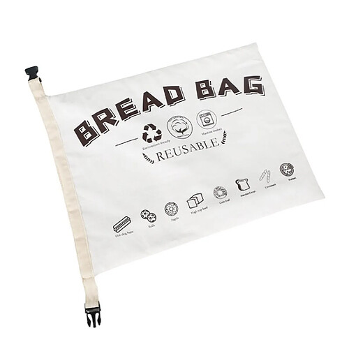 Universal Organisation de la cuisine Sac à pain en coton biologique Lin réutilisable Entreposage d'aliments Sac à pain, pain et fournitures de boulangerie