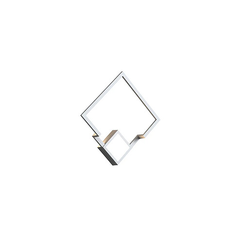 Inspired Applique carrée, LED 18W, 3000K, 1150lm, Blanc, Garantie 3 ans