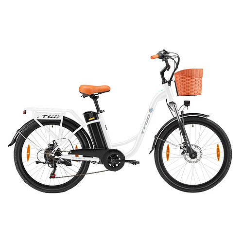 TTGO YY-26ST Vélo Électrique - 250W -36V14.5AH - Blanc