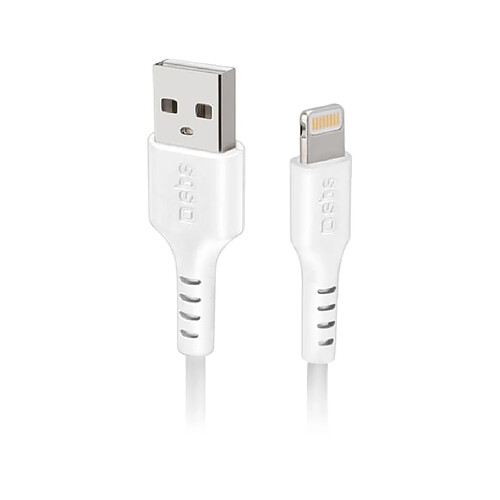 Sbs Câble USB Données/Recharge Usb - Lightning Apple Blanc