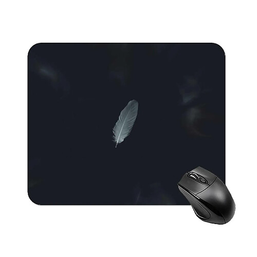 Universal Pad de souris imprimé en plumes pour ordinateur portable