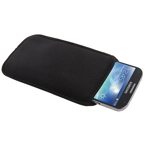 Wewoo Coque noir pour Samsung Galaxy S IV / i9500 / i9300 Housse en matériau imperméable / Sac de transport